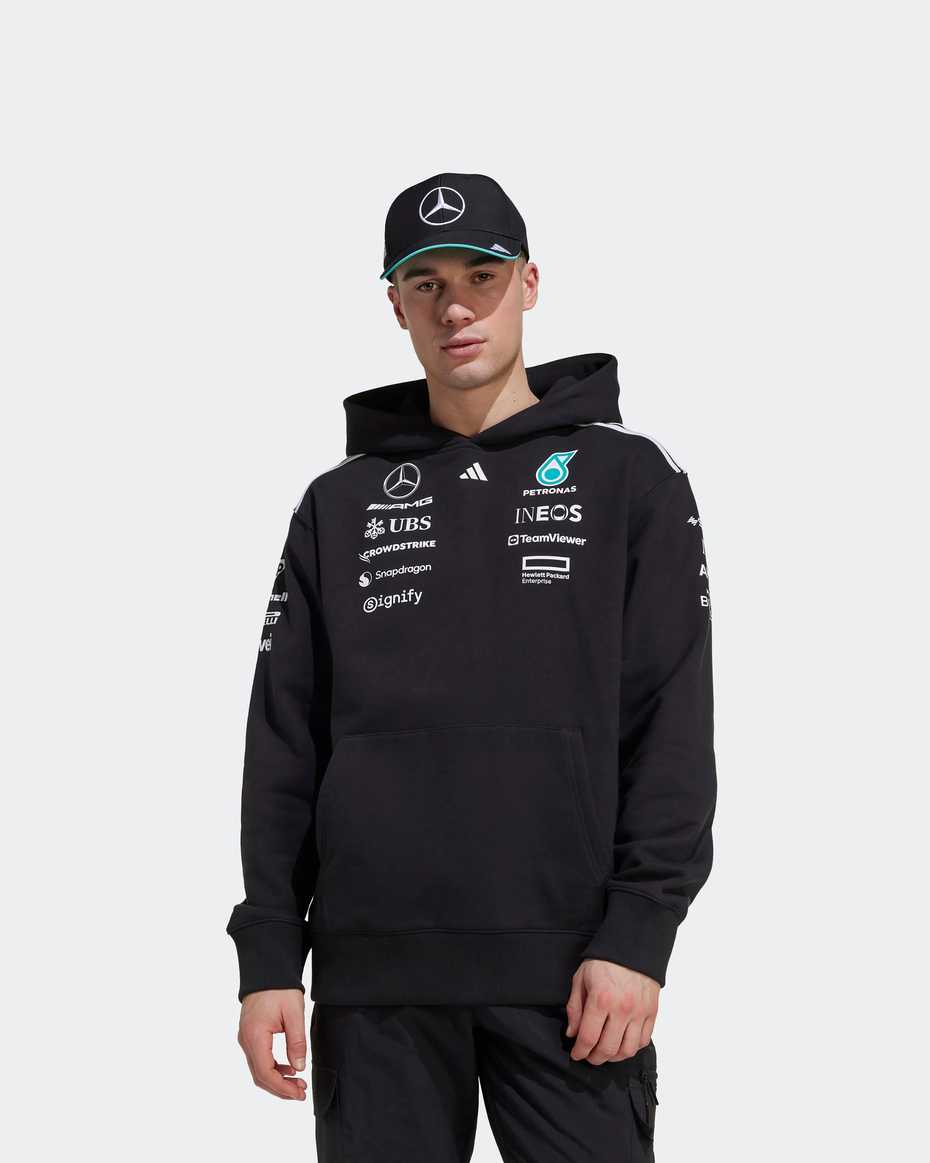 Mens 2025 Team Hoody Black - Image 4