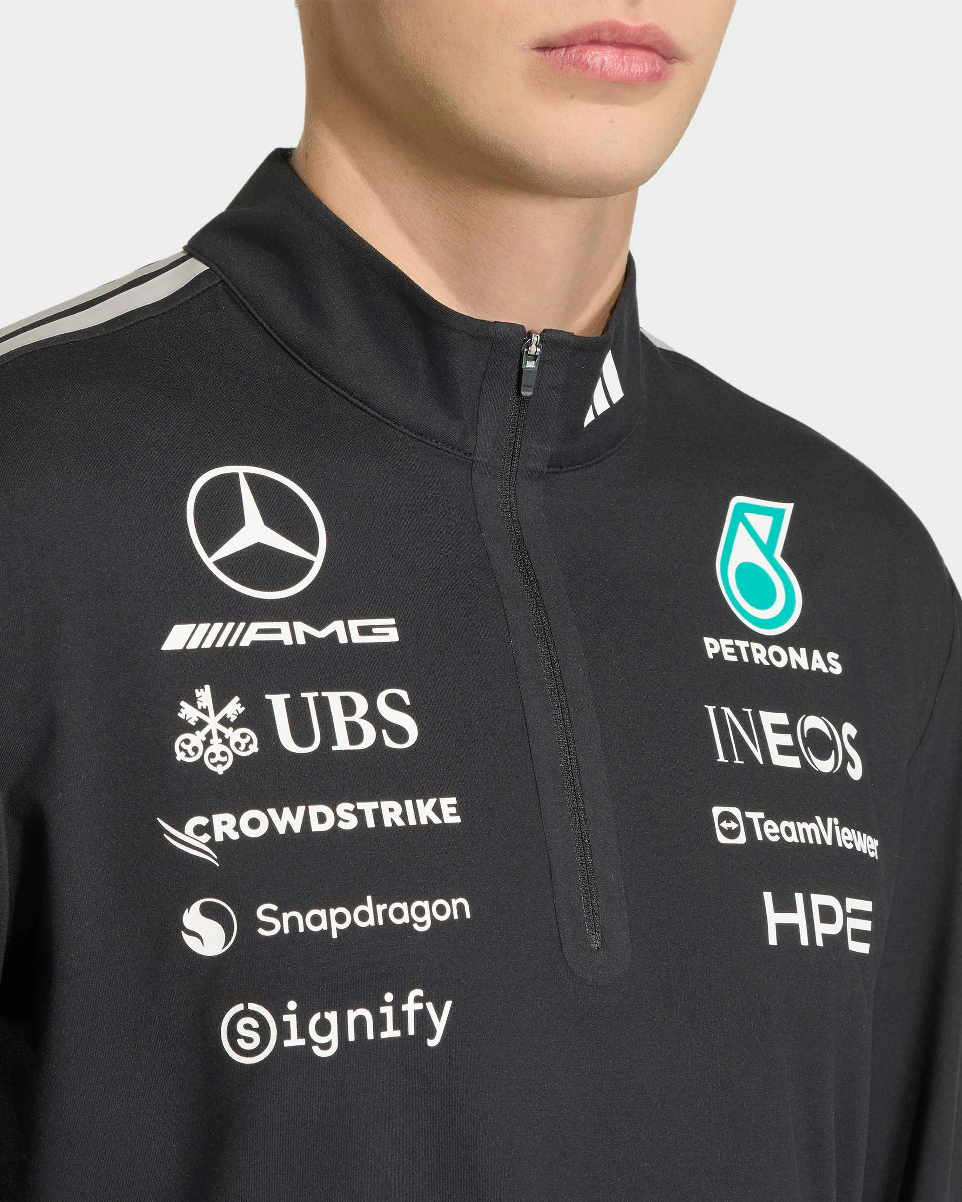 Mens 2026 Team Quarter Zip Black - Image 7